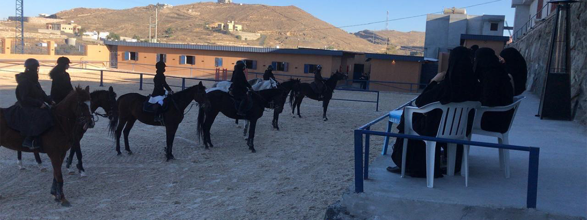 Khamis Mushait College of Nursing Organizes “Abbyah” Event at Al-Badr Equestrian Stable