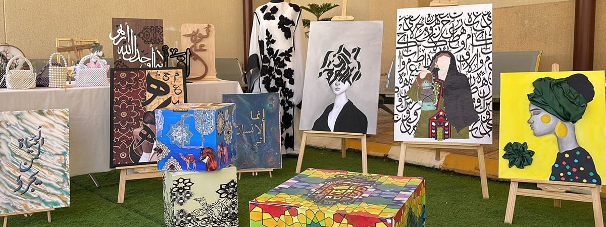 College of Culture and Arts Club Organizes “Art & Creativity at KKU”